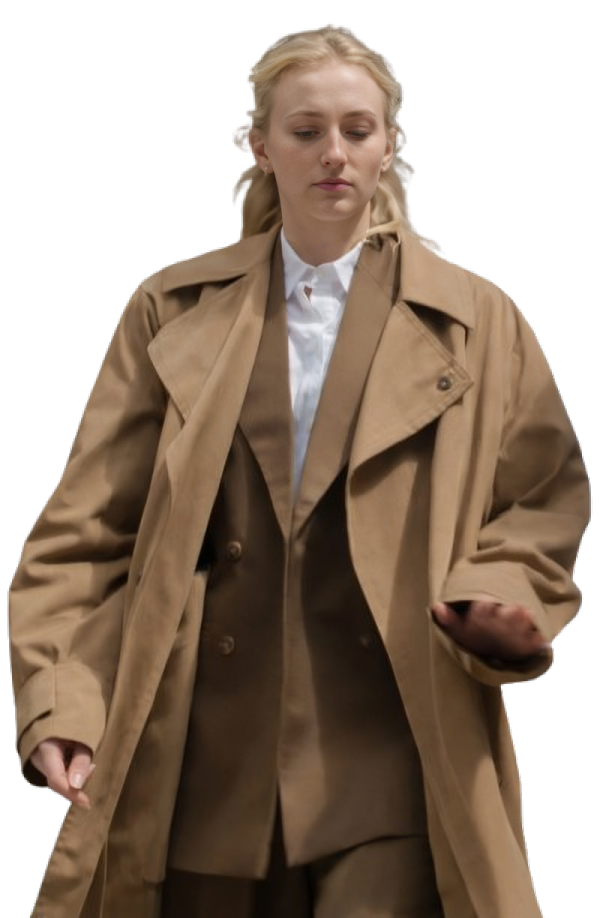 Steal Sophie Turner Trench Coat - Image 2